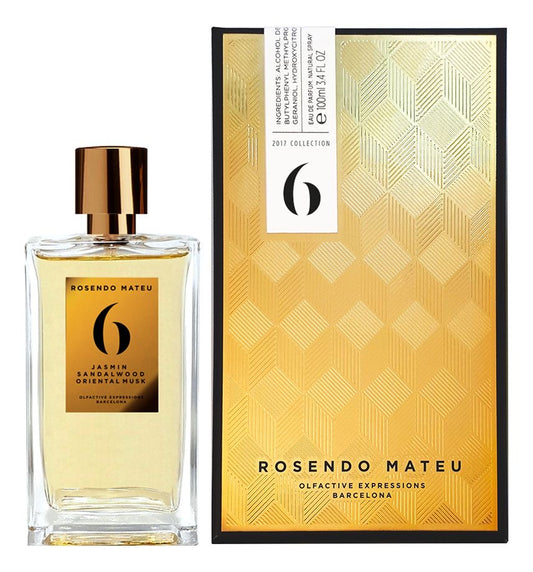 Rosendo Mateu Nº 6 Jasmin, Sandalwood, Oriental Musk – Rosendo Mateu Olfactive Expressions