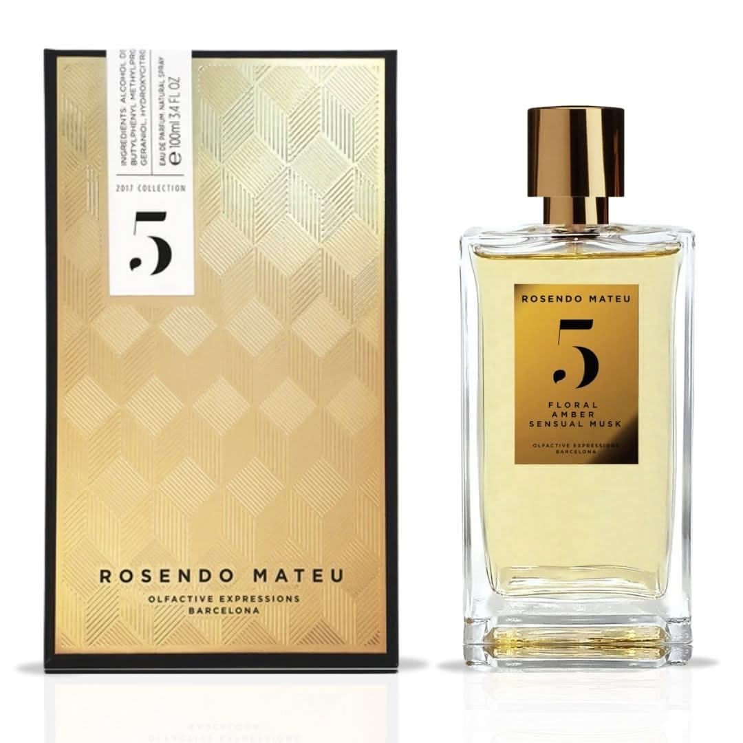 Rosendo Mateu Nº 5 Floral, Amber, Sensual Musk – Rosendo Mateu Olfactive Expressions