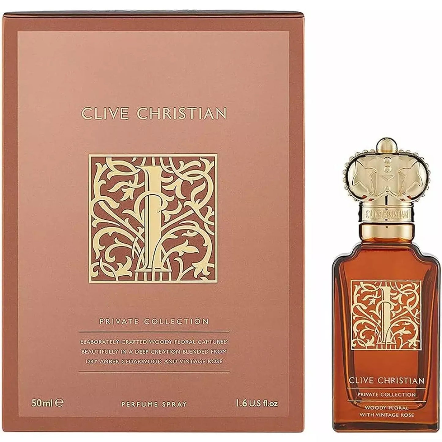 I for Women Woody Floral With Vintage Rose – Clive Christian