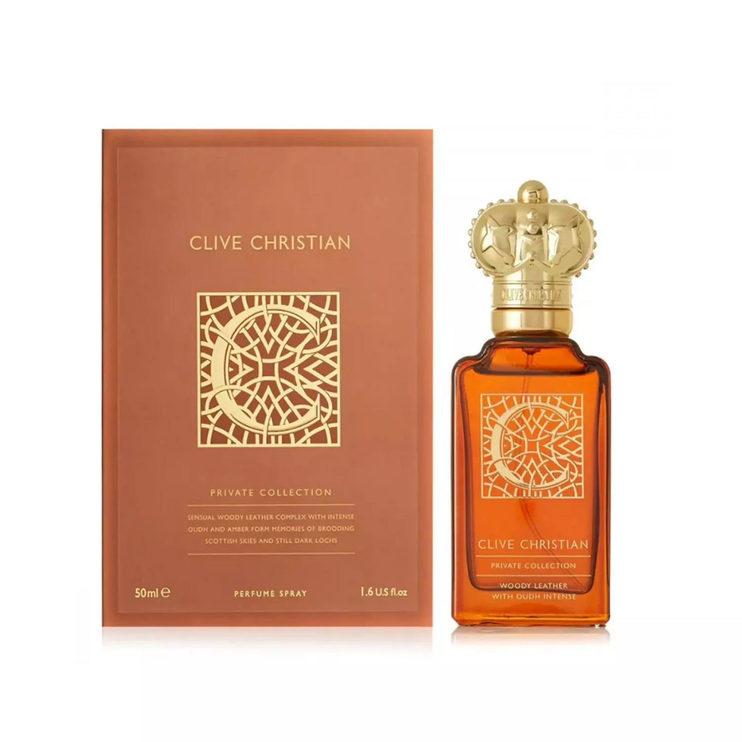C for Men Woody Leather With Oudh Intense – Clive Christian